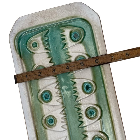 Vintage Midcentury Modern Bennington Pottery Lidded Casserole Dish, Rectangular - Picture 6 of 11